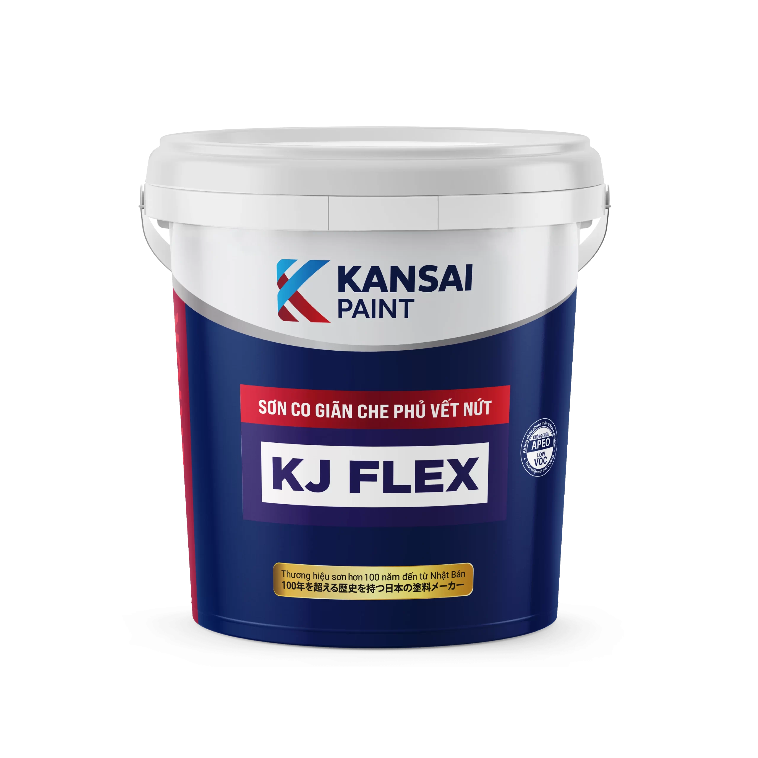 Sơn co giãn che phủ vết nứt KJ FLEX